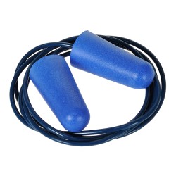 Detectable Corded PU Ear Plugs (200 pairs)